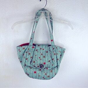 HANDMADE  SHOULDER BAG W/4 slip pockets. 2 Straps w/11” drop. Washable. Lined